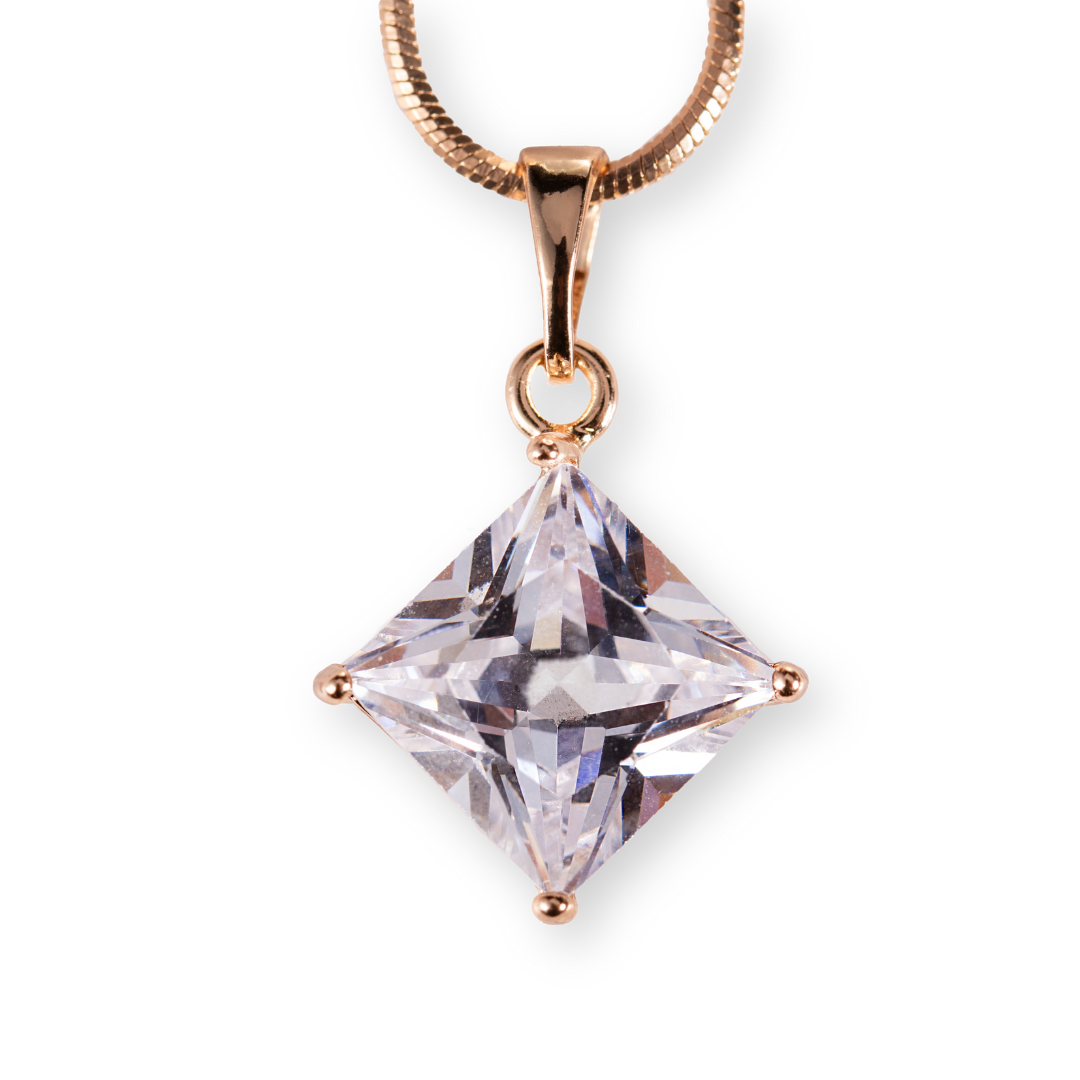 Necklace with a classic pendant