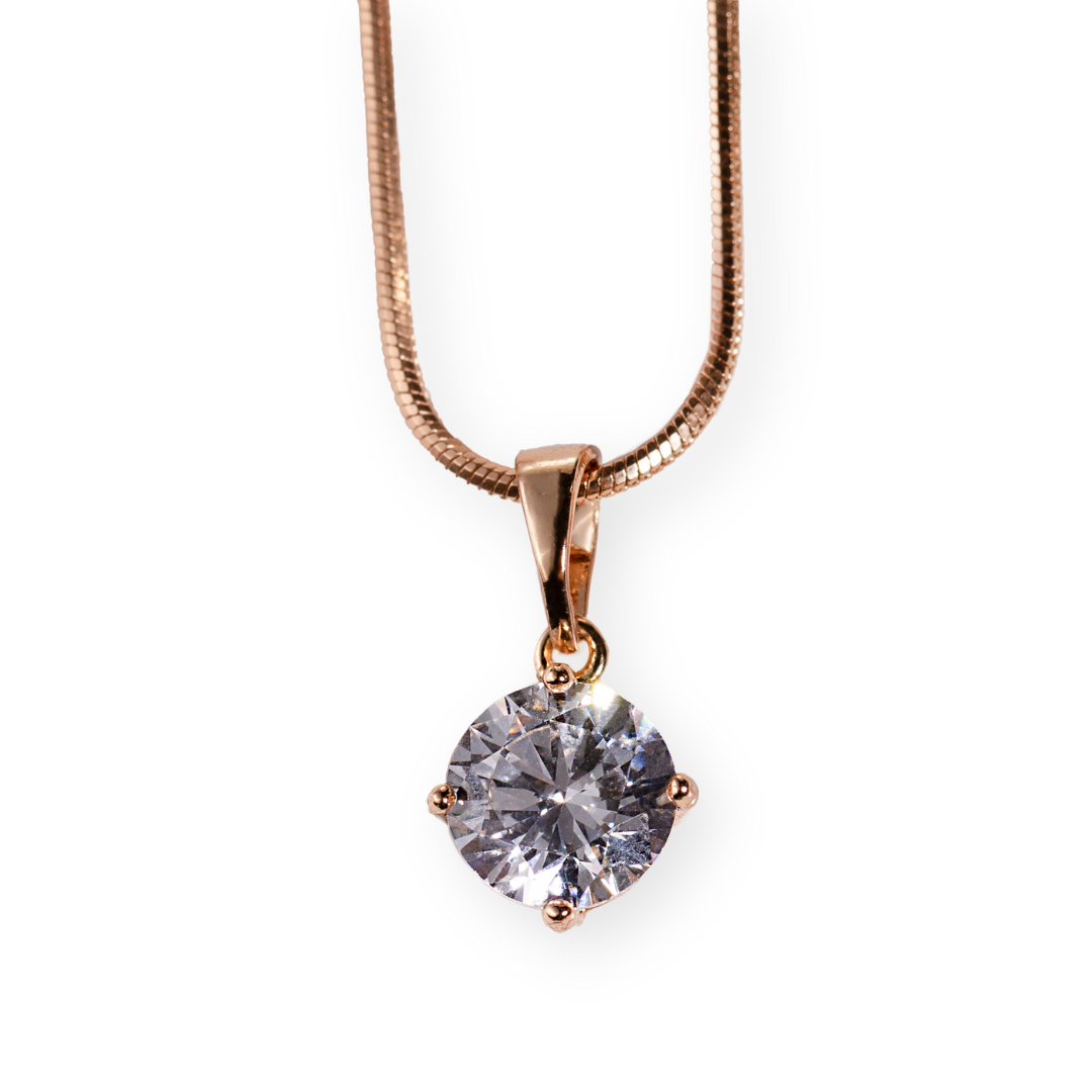 Necklace with a classic pendant