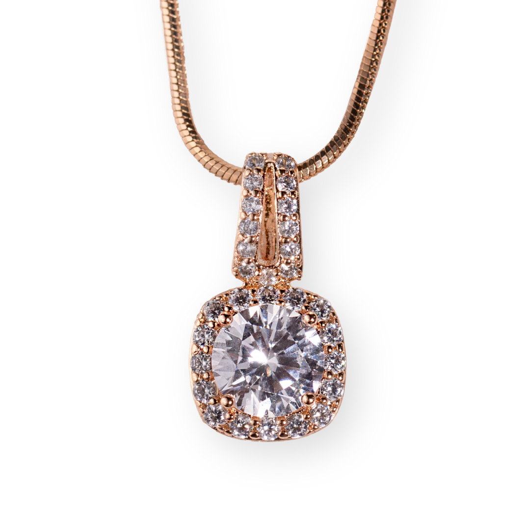 Necklace with a classic pendant