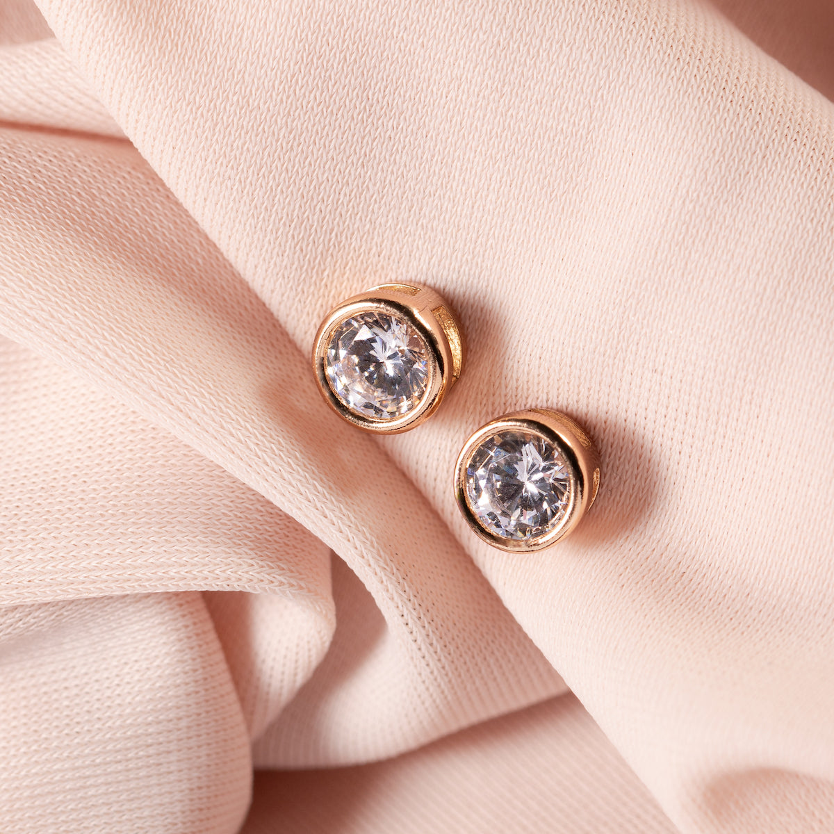 Classic crystal stud earrings