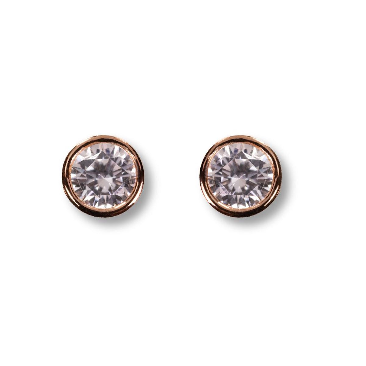 Classic crystal stud earrings