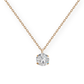 Classic round necklace, 8mm crystal