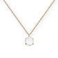 Classic round necklace, 8mm crystal