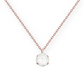 Classic round necklace, 8mm crystal