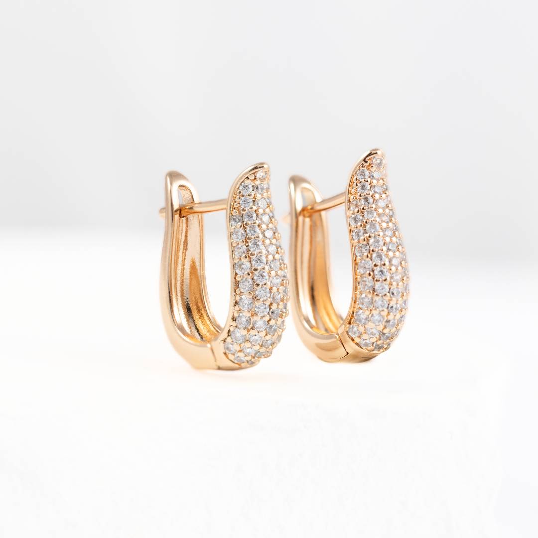 Antialerģiski Rose Gold auskari Gunita