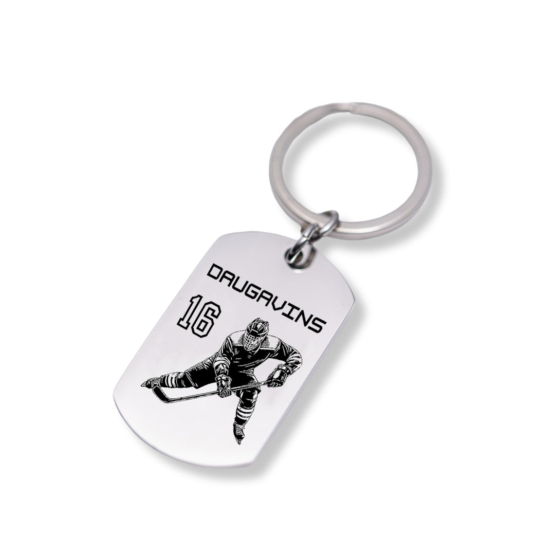 Atslēgu piekariņš ar personalizētu gravējumu