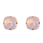 Nagliņauskari Swarovski ar rozā opāla kristāliem