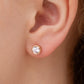 Classic crystal stud earrings