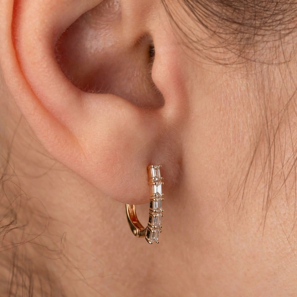 Antialerģiski auskari ar angļu aizdari 'EGITA'