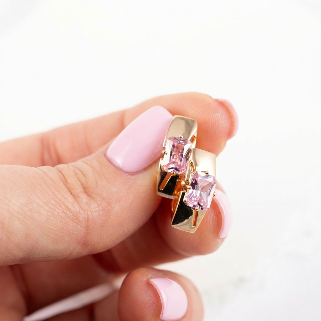 24k apzeltītiauskari, kas nesūbē un nesatur kadmiju, mitrumizturīgi