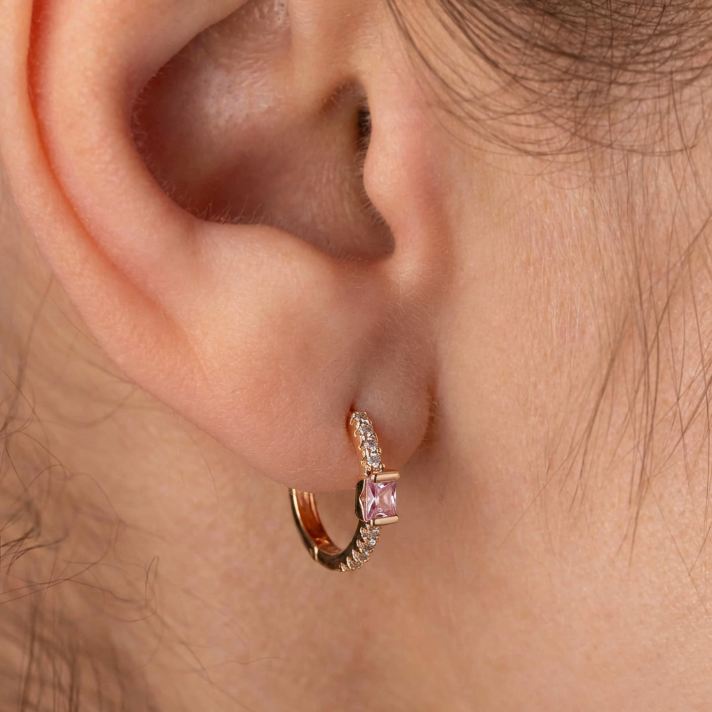 Eleganti auskari ar kristāliem 'MONICA'