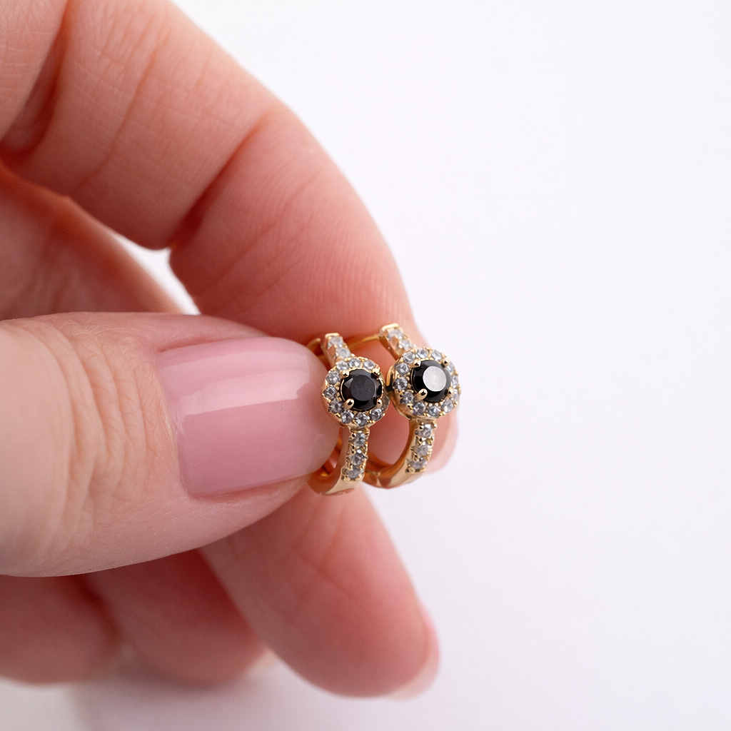 Antialerģiski riņķīšu auskari 'MARGOT'