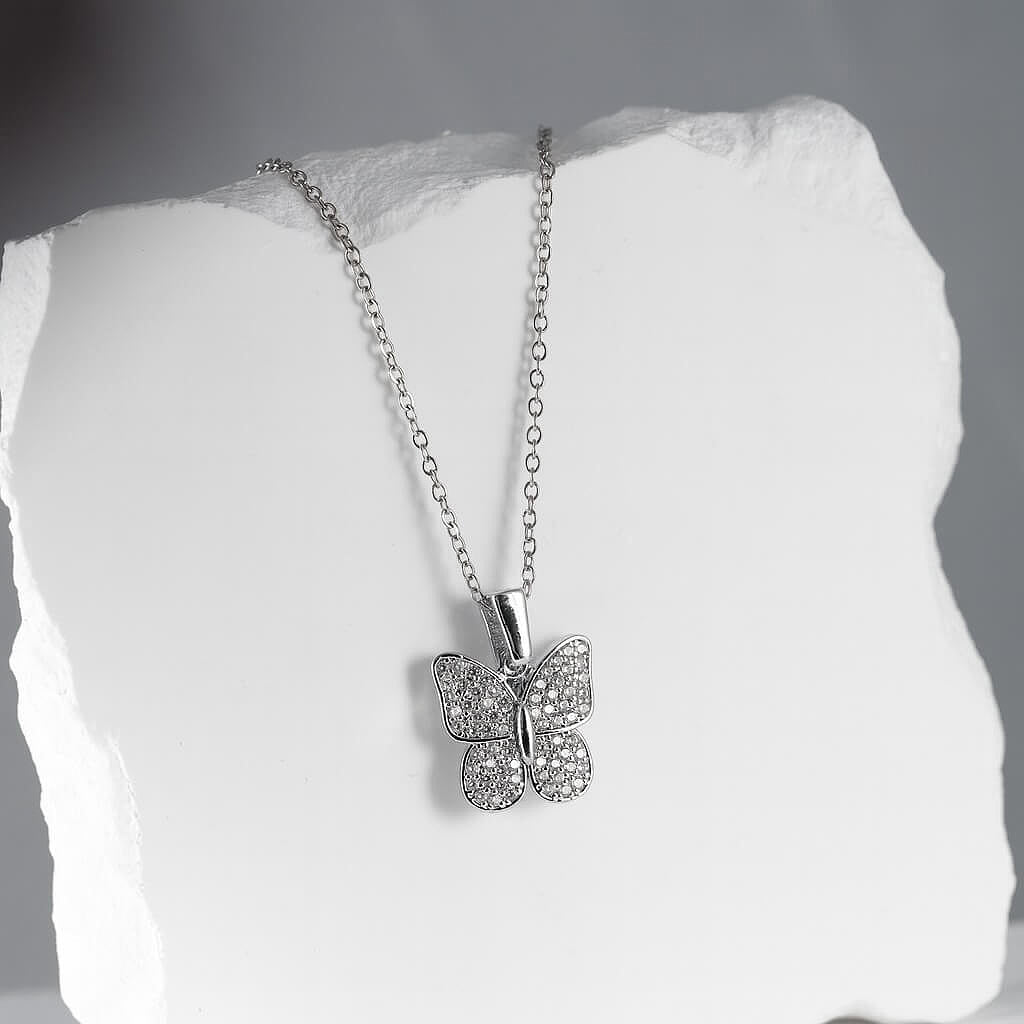 Personalizēta zelta kaklarota ar kristālu kulonu 'TAURENĪTIS'