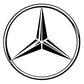  Vīriešu atslēgu piekariņš ar mašīnas Mercedes logo