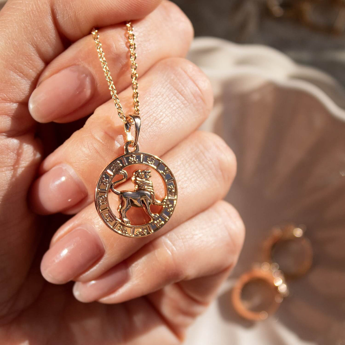 Eleganta kaklarota ar zodiaka jeb horoskopa zīmi ķēdītē zivis